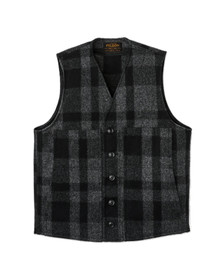 Filson Wool Vest charcoal/black plaid