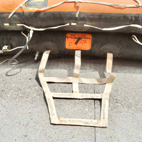 Life raft climbing straps