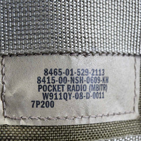 MBITR Radio Pocket - label MBITR Radio Pocket - label