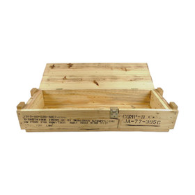Howitzer Wood Crate - open