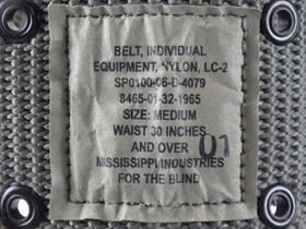 US Military LC-2 Individual Equipment Belt (NYLON)