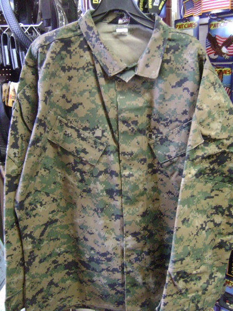 Men’s Tru-Spec BDU Shirt (Green Digital)