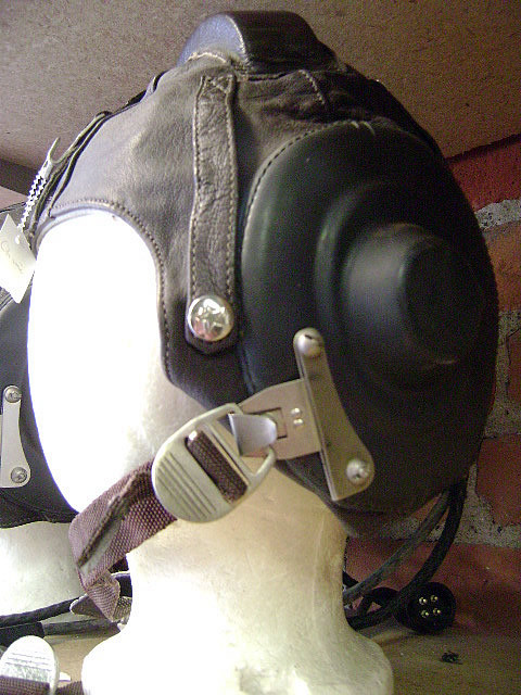 Chinese Leather Flight Helmet