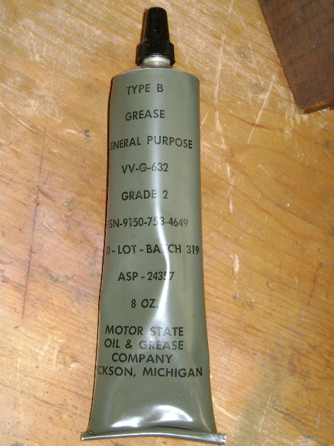 U.S. Military General Purpose Grease (type B)