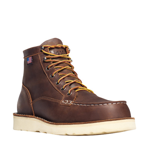 Danner Bull Run Moc Toe Boots (6″ Brown)
