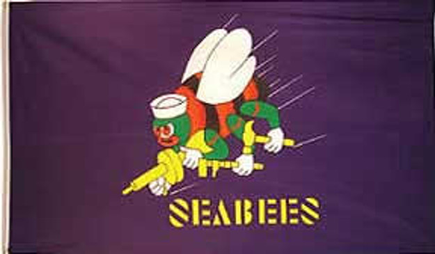 USN Seabees Flag