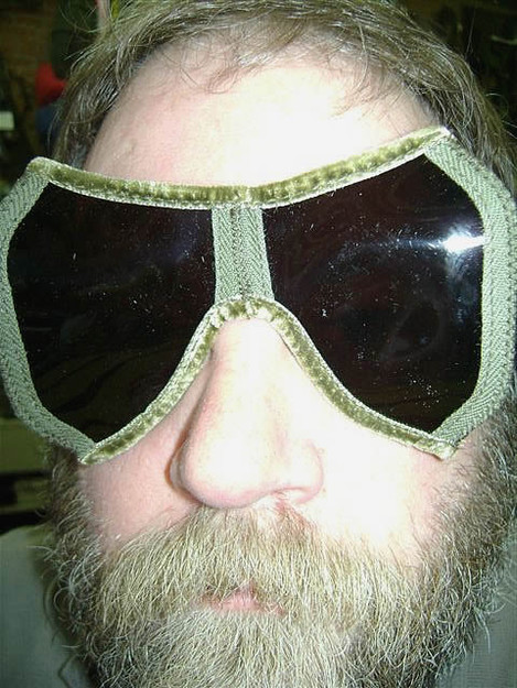 German Folding Tanker Goggles