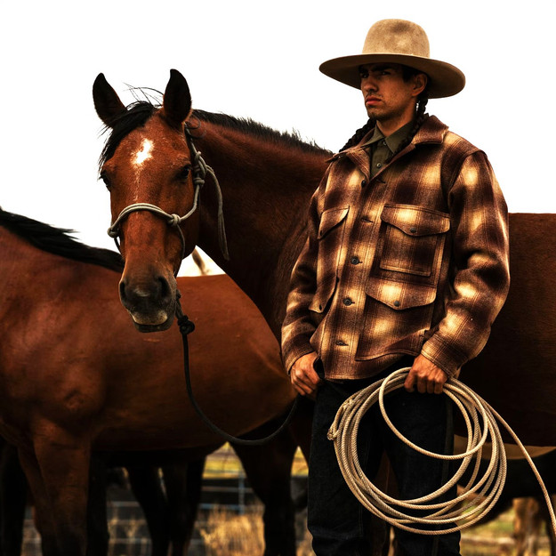 Filson Brown/Tan Ombre w/horse