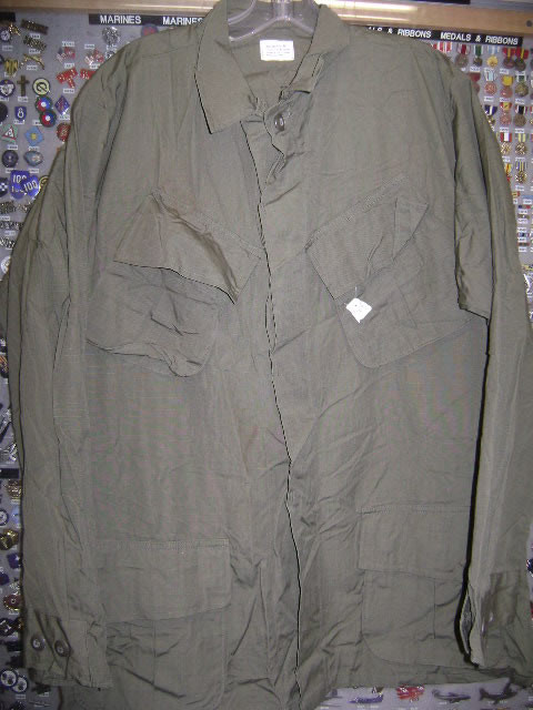 US Military Vietnam Era Fatigue Blouse