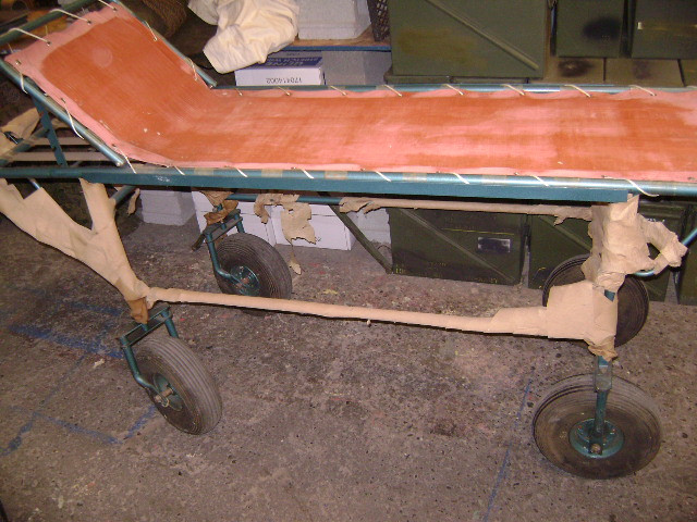 Czech Military Hospital Gurney (1950s)