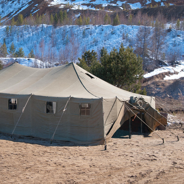 French Military Canvas Tent - similar tent