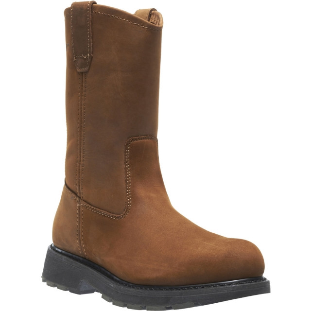 Wolverine Men’s Slip Resistant Steel-Toe EH 10″ Wellington Work Boots