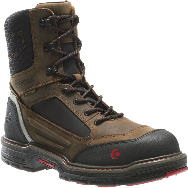 Wolverine Men’s Overman Waterproof Carbonmax 8″ EH Work Boots