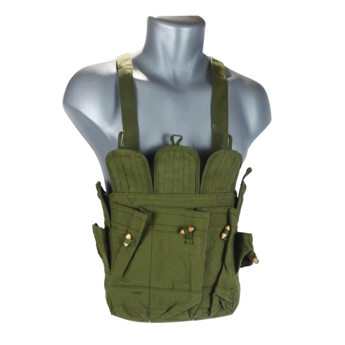 Chicom chest rig for AK-47 (Type 56) - front view