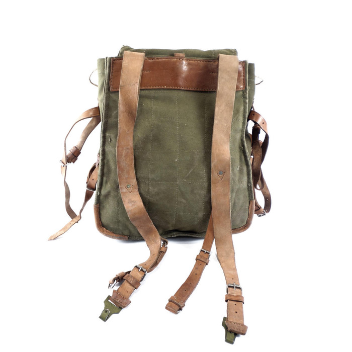 Romanian Rucksack Romanian Army Canvas/Leather Rucksack