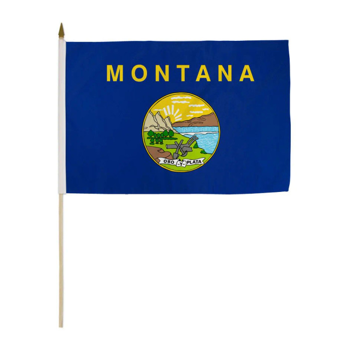 State of Montana Stick Flag