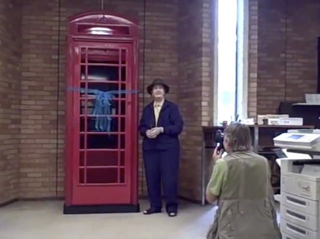 British Phone Booth Donated to University