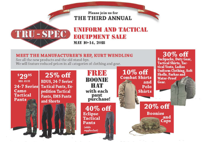 2018 Tru-Spec Sale