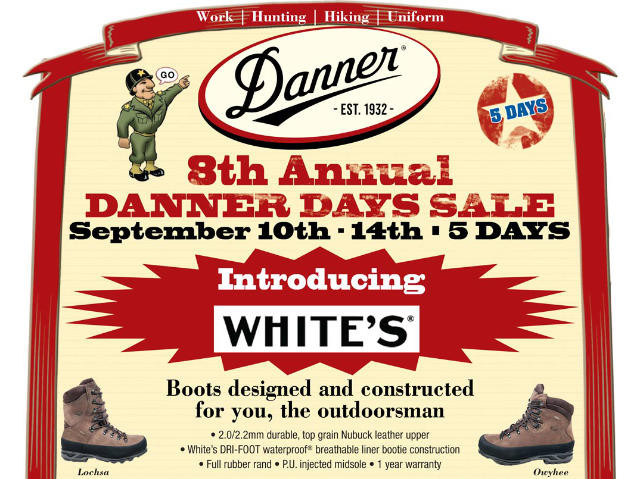 2020 Danner Days Sale
