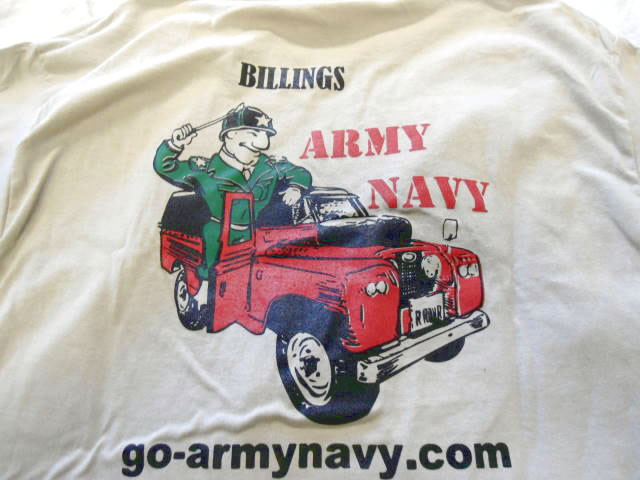 Introducing Brand New Billings Army Navy Logo Wear