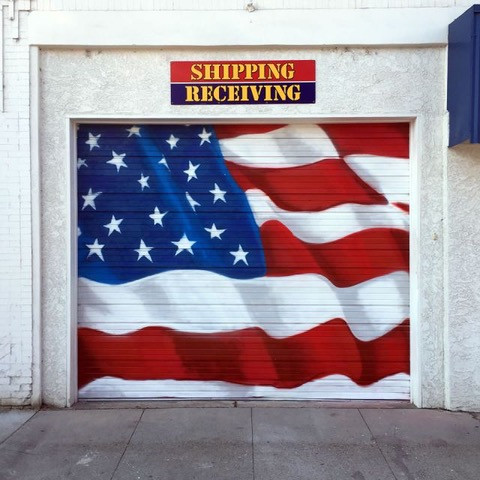 American Flag — Graffiti-Style