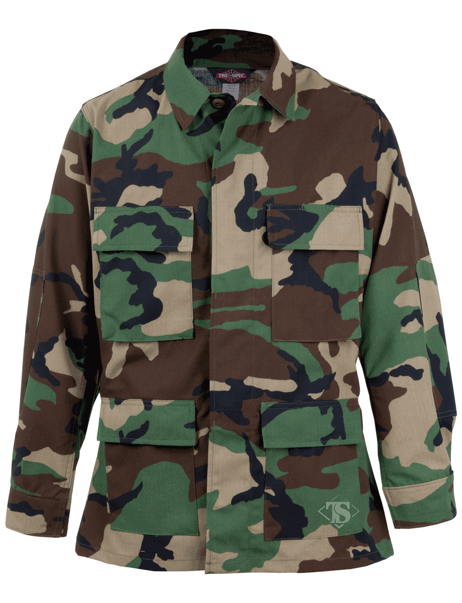 Men’s Tru-Spec BDU Shirt (Woodland) - Billings Army Navy Surplus Store