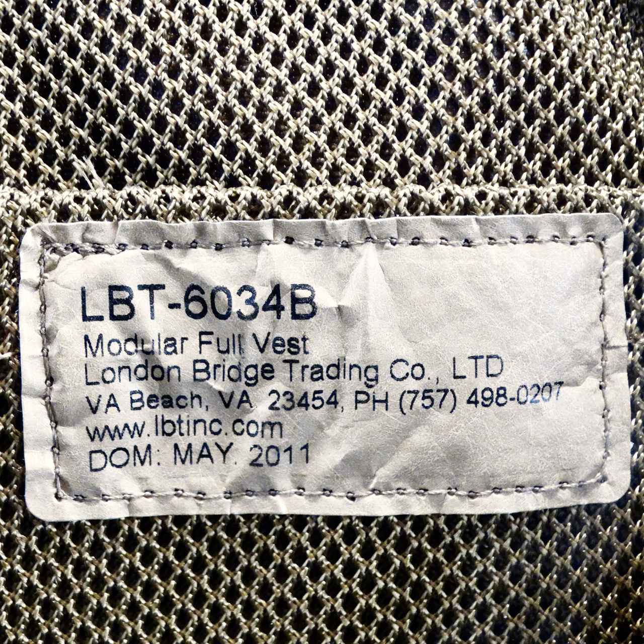 London Bridge LBT-6034B Coyote Tan MOLLE Vest - Billings