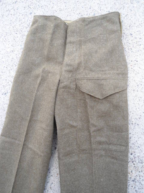 French Army Wool Chino Pants M52 M1952