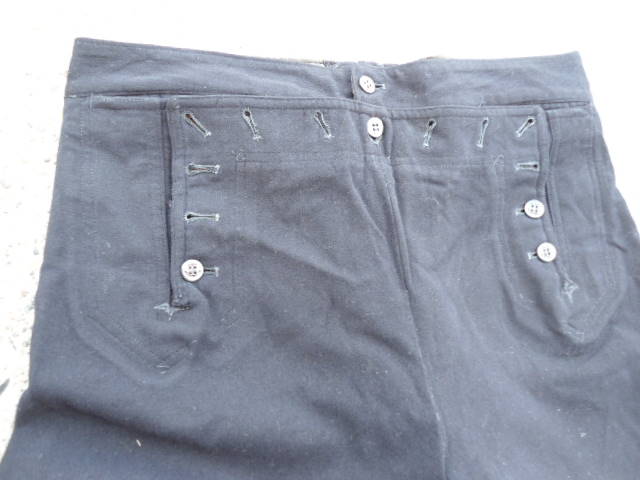 Vintage US Navy 13 Button Wool Trousers - Billings Army Navy Surplus Store