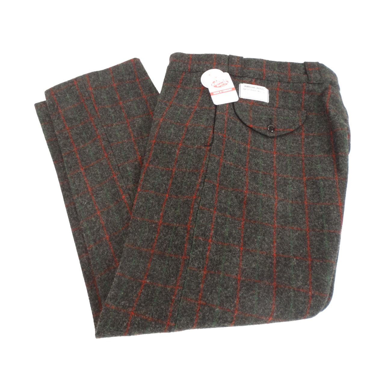 Johnson Wool Pants in Adirondack Plaid