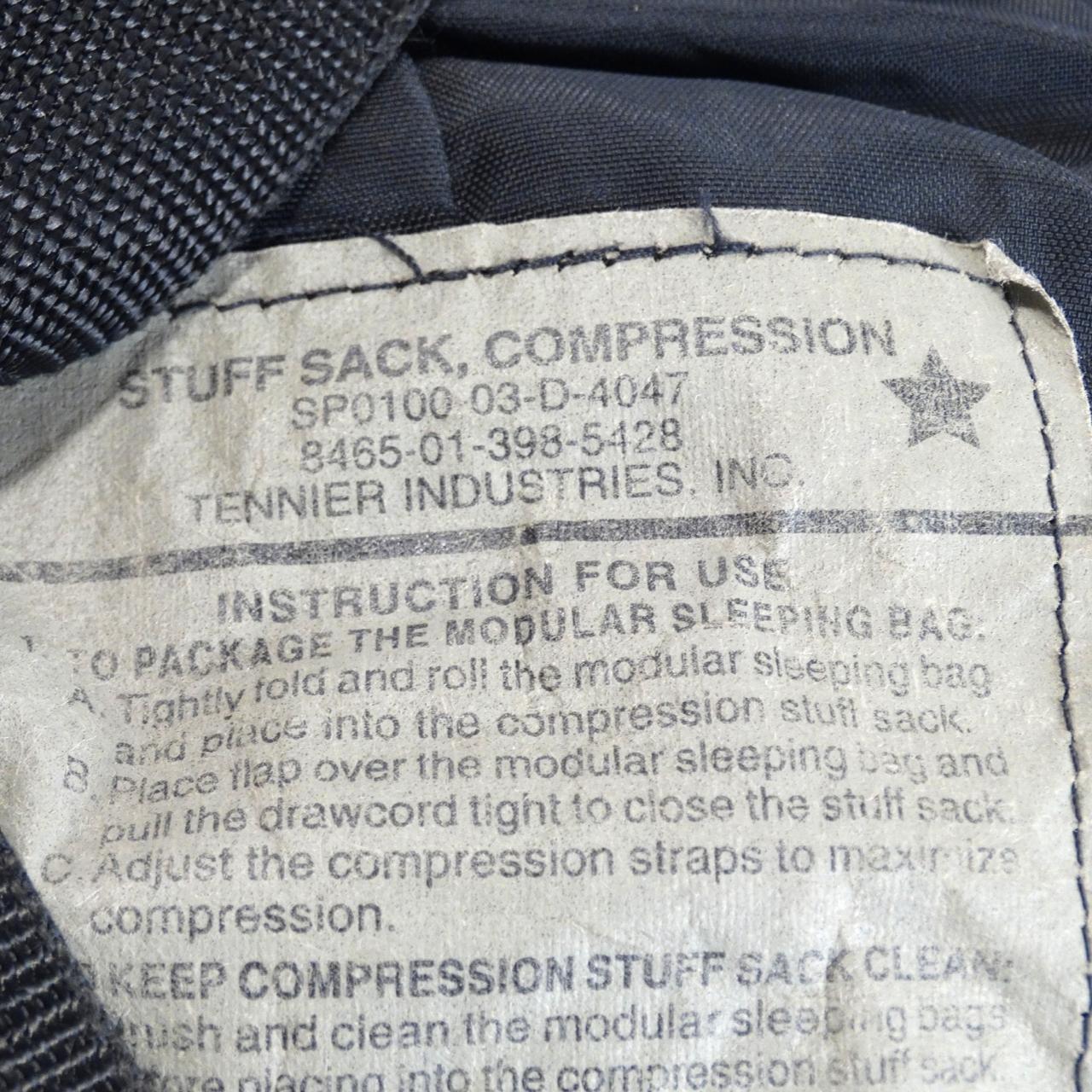 U.S. Military Black Compression Stuff Sack