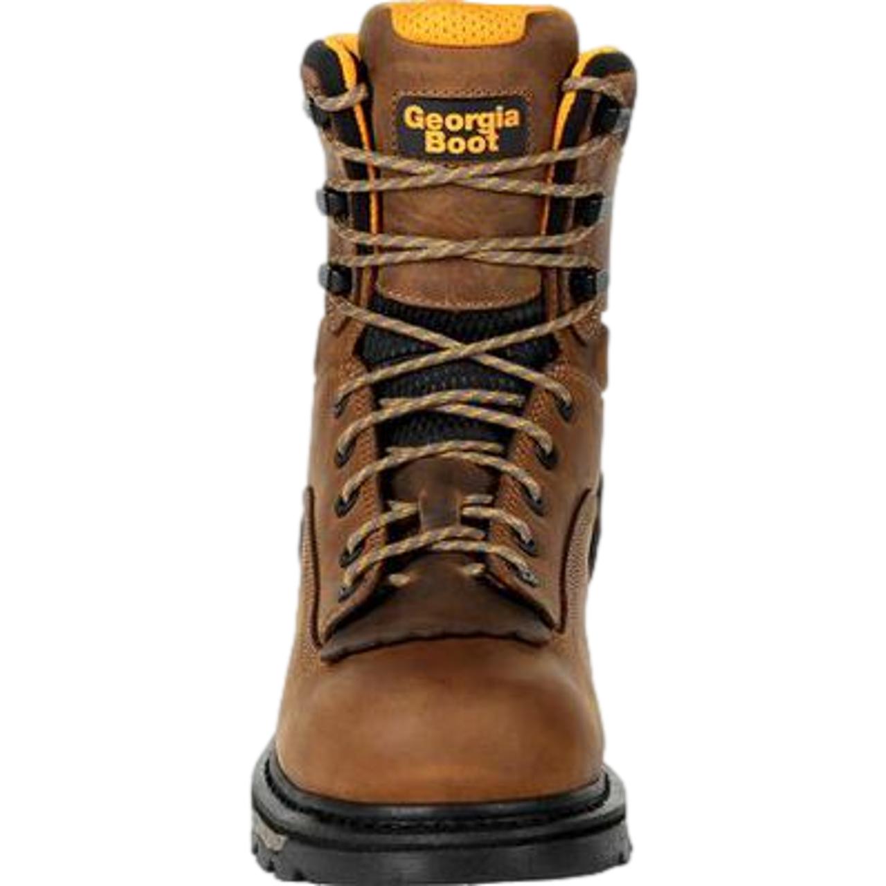 Georgia Boot Men’s Carbo-Tec LTX Industrial Work Boot | Waterproof, Comfort Fit, Zipper For Easy On/Off