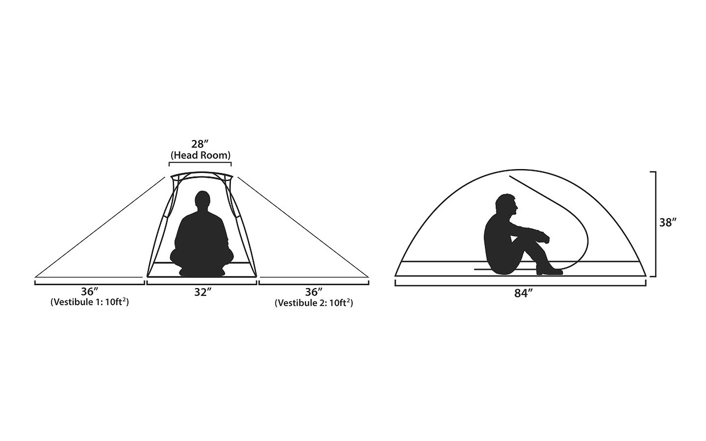 ブルー×レッド LITEFIGHTER TENT 1 個人用シェルターシステム