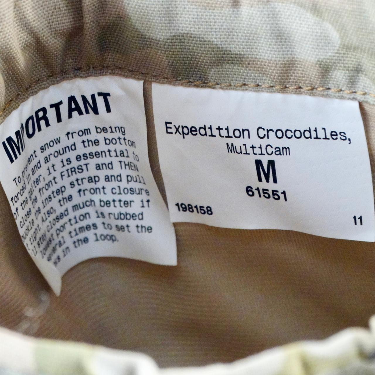 Outdoor Research Expedition Crocodile Gaiters - multicam (label)