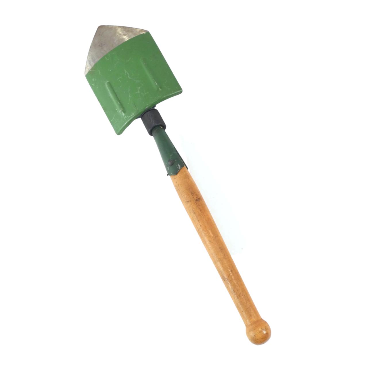 Folding shovel - back view