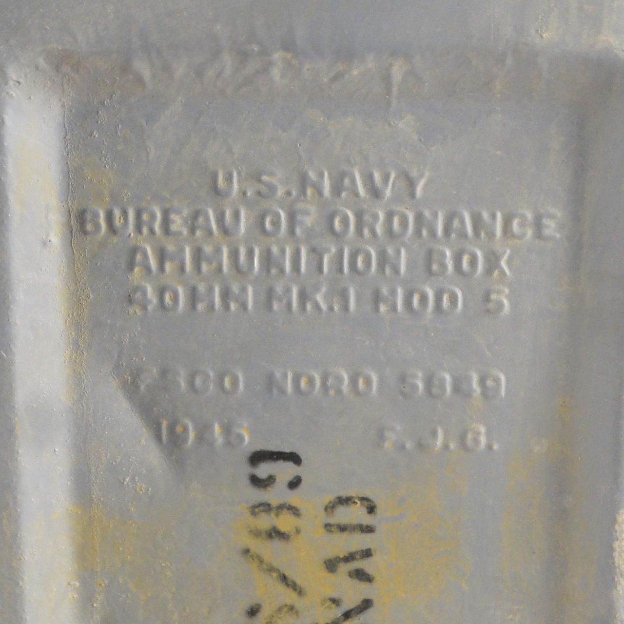 U.S. Navy Bureau of Ordnance Ammunition Box 40mm