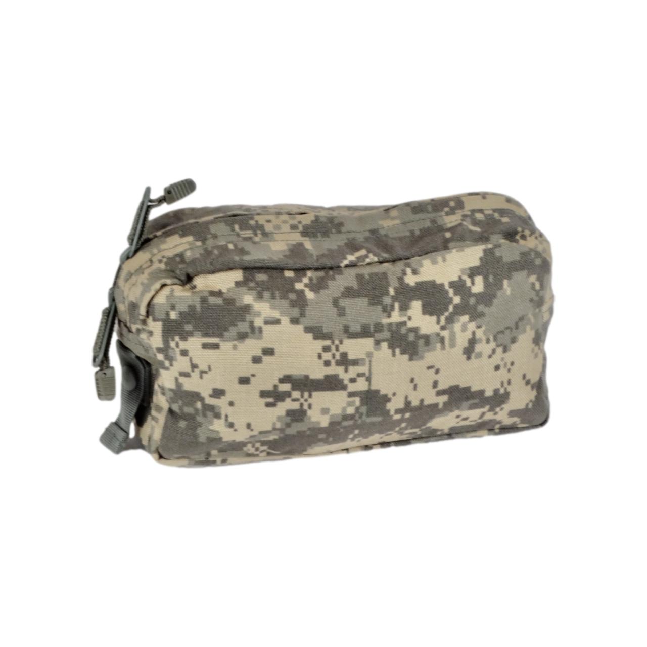 US Army ACU Camouflage Horizontal Utility Pouch US Army ACU Camouflage Horizontal Utility Pouch