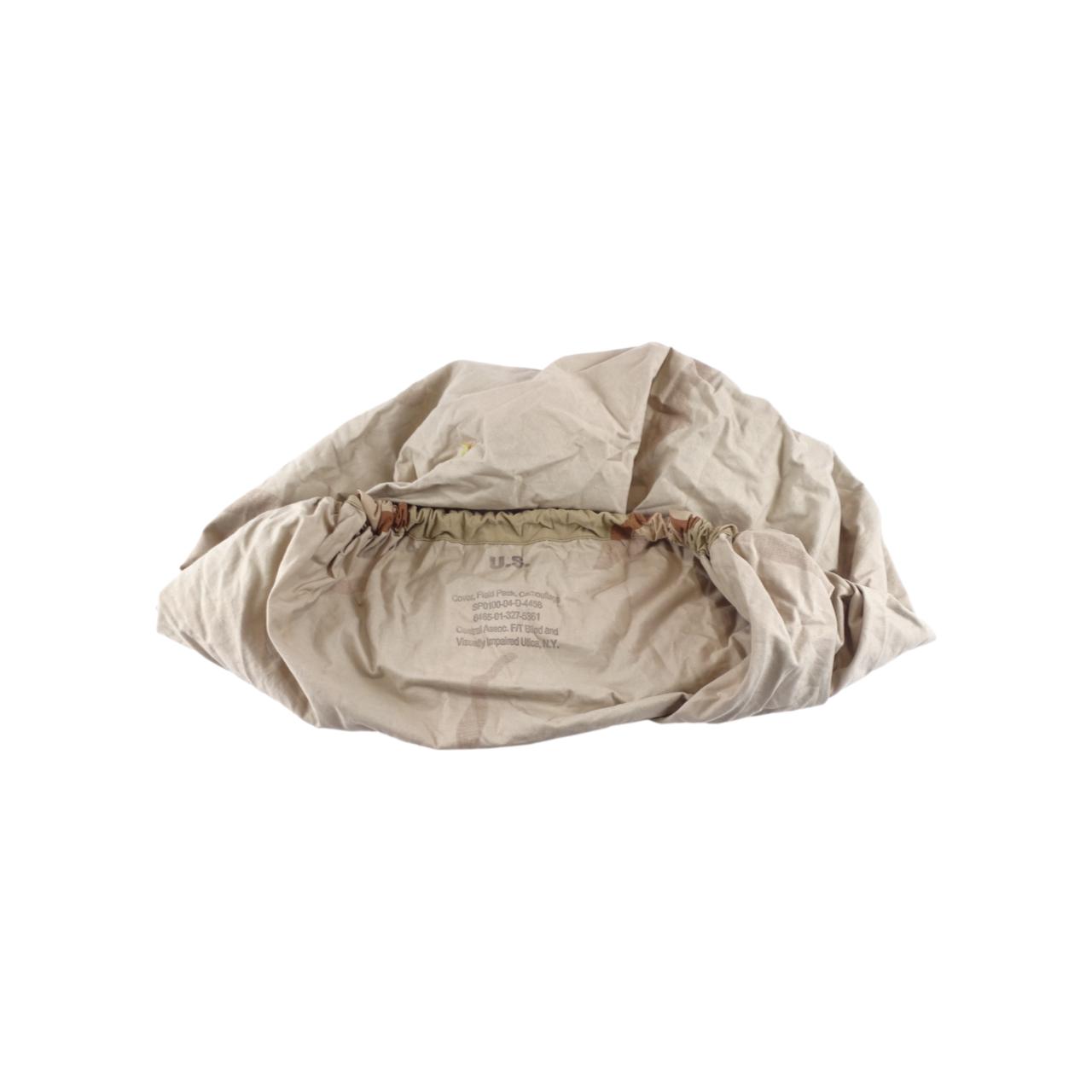 Desert Camo Field Pack Cover - label