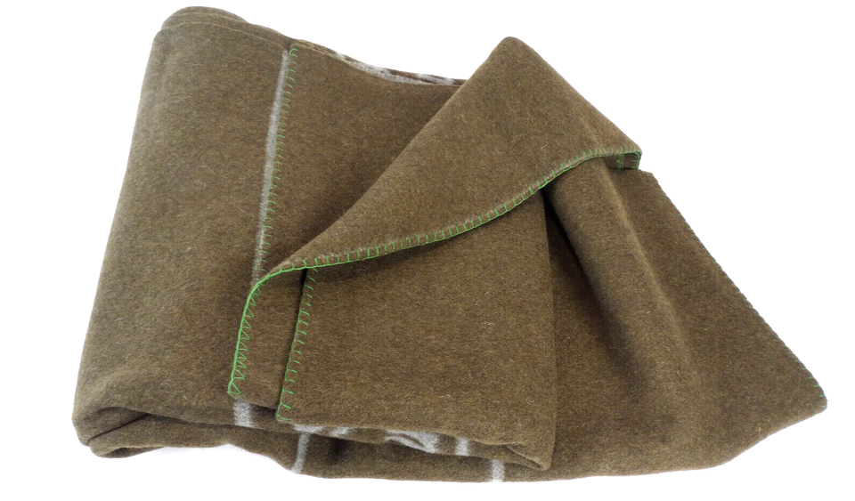 German Army Wool Blanket unfolded