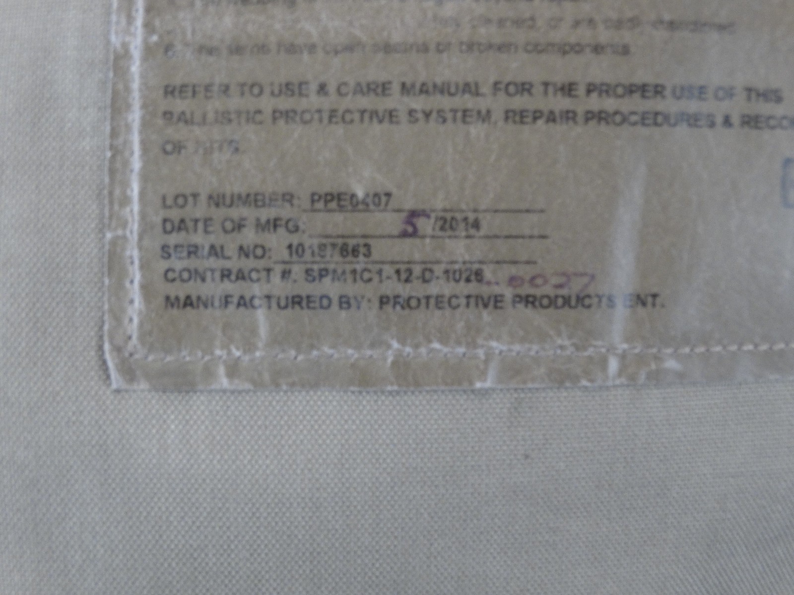 US Army IOTV Back Carrier FQ/PD (OCP Camo)