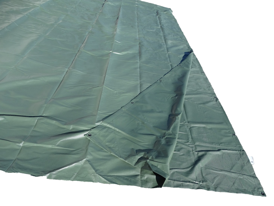 20ft x 24ft tarp corner