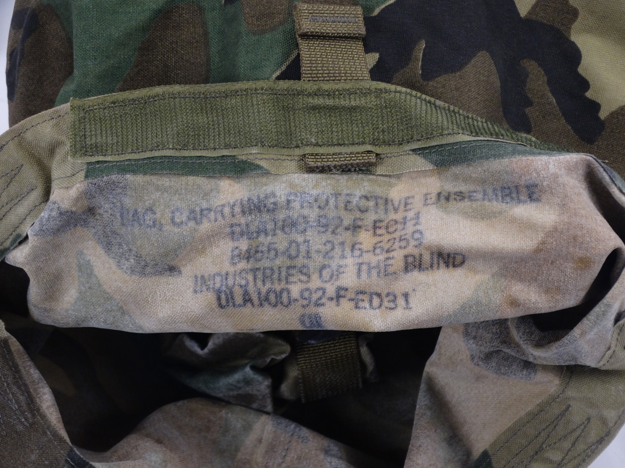 Chemical Suit Bag label