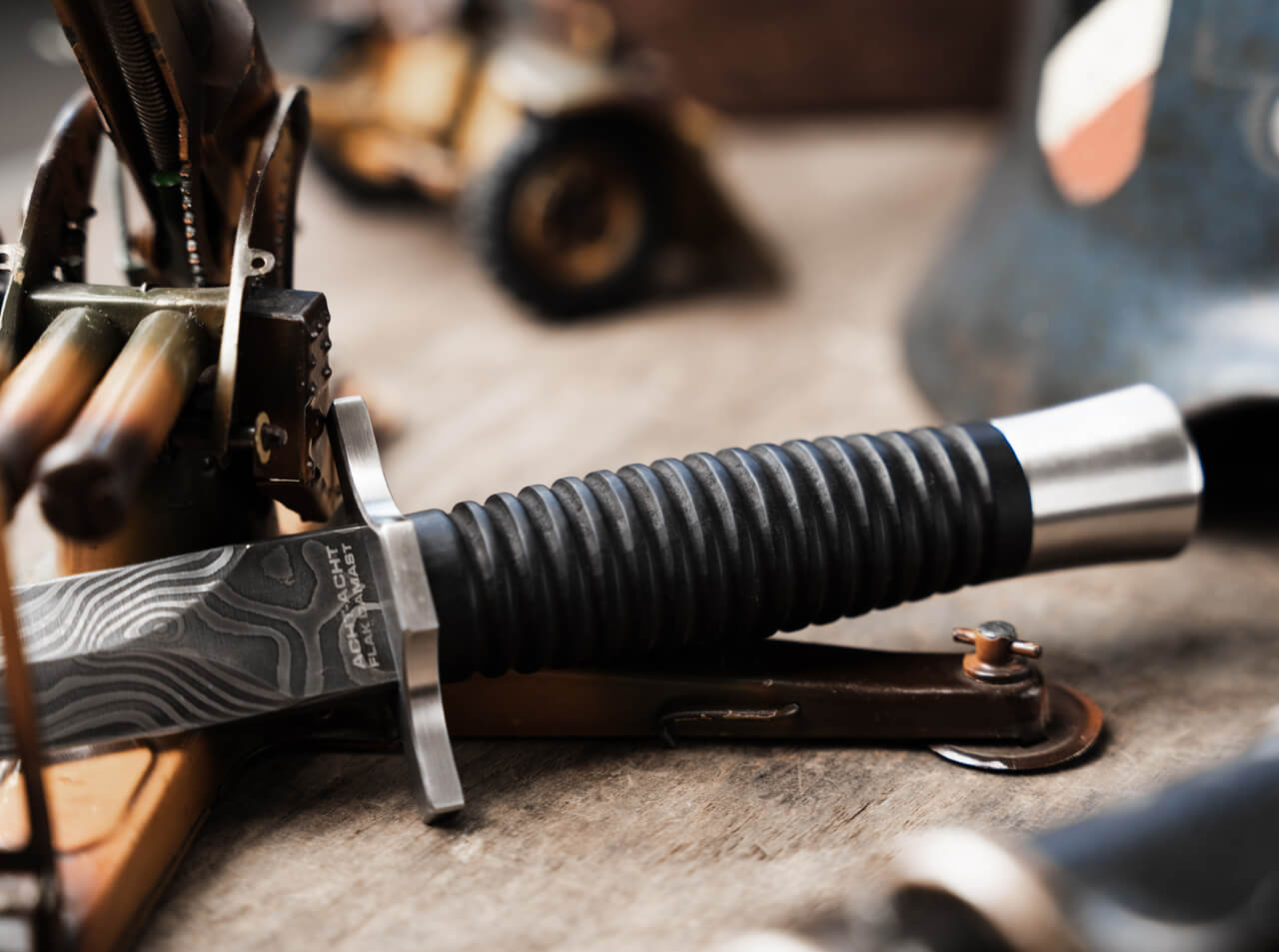 Boker Acht-Acht Flak Damast handle