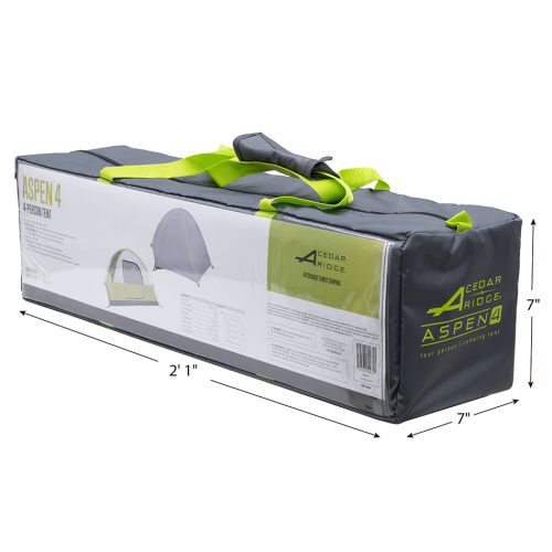 Cedar Ridge Aspen 4-Person Tent packaging