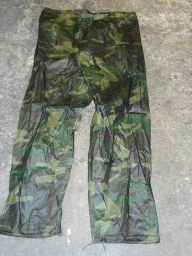 Genuine US Army Woodland Camo Wet Weather Trousers