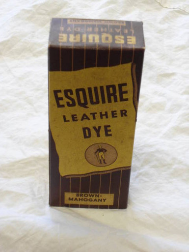 Vintage WWII Esquire Leather Dye (brown mahogany) - Billings Army Navy  Surplus Store