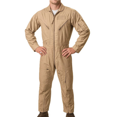US Military CWU-27/P Flyers Coveralls (Aramid) SAGE GREEN or TAN