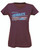 Ladies Retro Stripe HeroRATs Triblend Tee