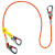 Rope Logic's 1/2in WireCore 2N1 Lanyard ISC Aluminum Snaps 12ft