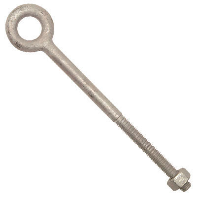 Eye Bolt 1/2 in by 8 in with Nut and 2 Washers